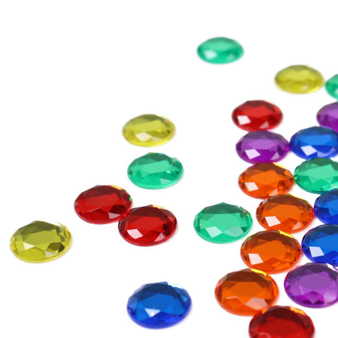 Regenbogen-Schmucksteine